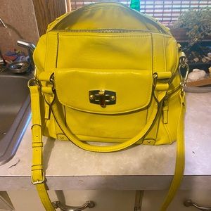 Merona Natural Yellow Shoulder Bag